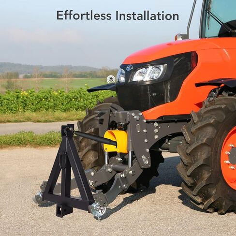 3 Point Trailer Hitch with 2" Receiver - Category 1 Tractor Drawbar Hitch Adapter for Kubota, John Deere, BX, LM25H, WLM Tractor, NorTrac, Yanmar, Kioti, Cat in Saudi Arabia