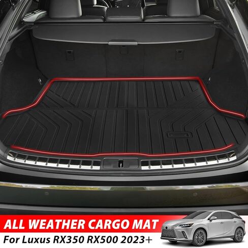 Cargo Liner for Lexus RX350 RX500 2023 2024 - All Weather Trunk Cargo Mat Compatible with Lexus RX350 RX350H RX500 RX500H Accessories | Heavy-Duty, Durable in Saudi Arabia