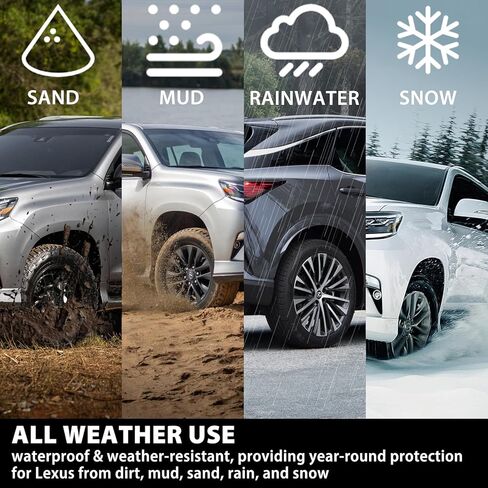 بطانة البضائع لكزس RX350 RX500 2023 2024 - حصيرة شحن صندوق السيارة لجميع الأحوال الجوية متوافقة مع ملحقات لكزس RX350 RX350H RX500 RX500H | شديدة التحمل، متينة in Kuwait