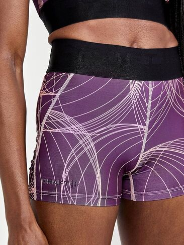 Craft Sportswear Women's Core Essence Hot Pants, Workout Running Training Shorts with Key Pocket in Saudi Arabia