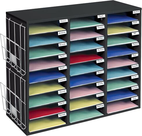 Really Good Stuff Classroom Mail Center With Paper Holders - 1 mail center, 2 wire racks in Saudi Arabia