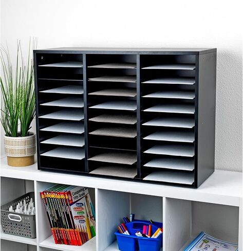Really Good Stuff Classroom Mail Center With Paper Holders - 1 mail center, 2 wire racks in Saudi Arabia