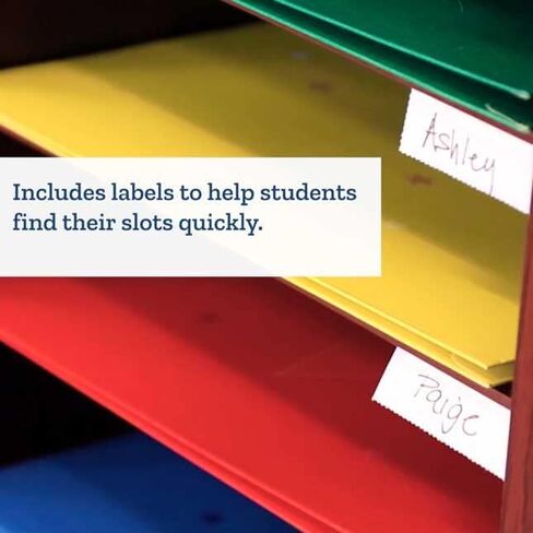 Really Good Stuff Classroom Mail Center With Paper Holders - 1 mail center, 2 wire racks in Saudi Arabia