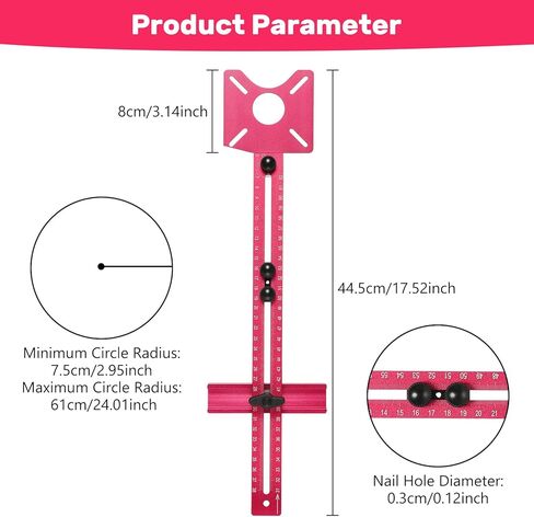 3 in 1 Router Milling Groove Bracket, Adjustable Cabinet Hardware Doweling Jig Cabinet Template Tool, Self Centering Punch Locator Precise, Woodworking Drilling Hole Set Power Tool Accessory Jigs in Kuwait