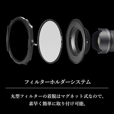 نظام فلتر مربع Hakuba Haida HD4325 لسلسلة M15، حلقة محول لـ Sigma 0.5-0.9 بوصة (14-24 مم)، F2.8 DG HSM Art Lens فقط in Saudi Arabia