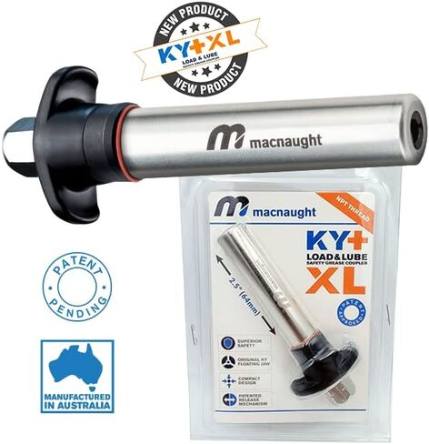 Macnaught KYPlusXL Safety Locking Grease Coupler - Smallest Diameter Bore on Market - 2 Year Warranty… in Saudi Arabia