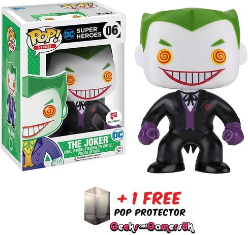 Funko Pop DC Super Heroes Black Suit Joker #06 Walgreens حصريًا in Saudi Arabia