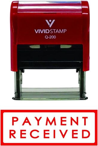 تم استلام الدفع مع ختم مطاطي ذاتي التحبير (حبر أحمر) متوسط in Kuwait