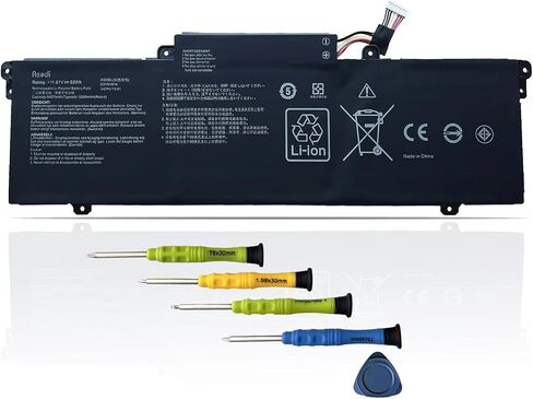 ASODI 63Wh C31N1914 Laptop Battery Replacement for Asus ZenBook 13 UX425UG ZenBook 14 Ultralight UX435EAL Zenbook 14 UM425QA UX435EA UX435EG UX435EG-AI039T Series 0B200-03730100 3ICP6/70/81 11.61V in Saudi Arabia