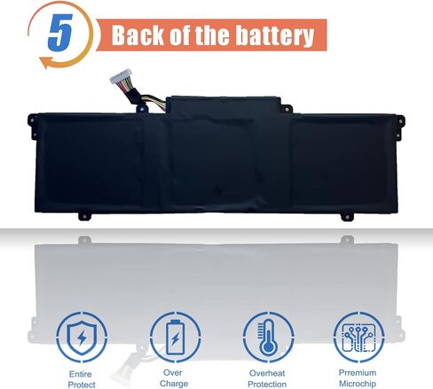 ASODI 63Wh C31N1914 Laptop Battery Replacement for Asus ZenBook 13 UX425UG ZenBook 14 Ultralight UX435EAL Zenbook 14 UM425QA UX435EA UX435EG UX435EG-AI039T Series 0B200-03730100 3ICP6/70/81 11.61V in Saudi Arabia