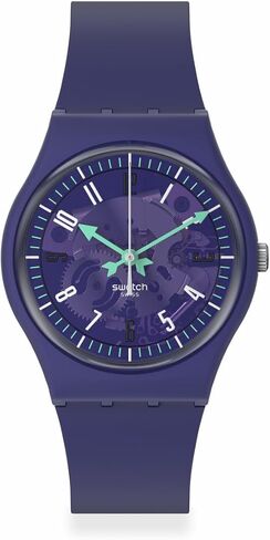 Swatch Unisex Casual Purple Watch Bio-sourced Quartz Photonic Purple in Saudi Arabia