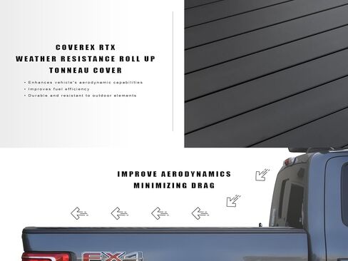 Armordillo USA 8701171 CoveRex SR Series Soft Roll-Up Truck Bed Tonneau Cover Fits 2001-2003 Ford F150 F-150 5.5 Ft (66") Short Bed in Saudi Arabia