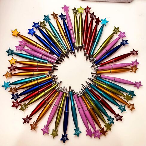 60 Pcs Sparkle More Star Students of the Week Inspirational Pens Dream it Bigger Shine Bright Motivational Gifts Awards Class of 2024 Gifts Graduation Goodies in Saudi Arabia