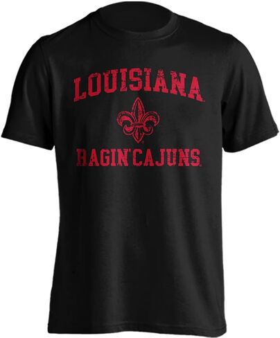 Louisiana Ragin' Cajuns Distressed Retro T-Shirt in Saudi Arabia