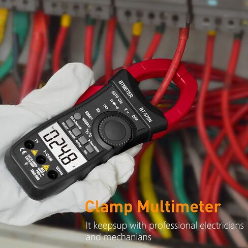 جهاز قياس التيار المتعدد من Inrush، BTMETER BT-570N TRMS 5999 عرض المشبك على مقياس أمبير لاختبار درجة حرارة الجهد الكهربائي AC/DC in Kuwait