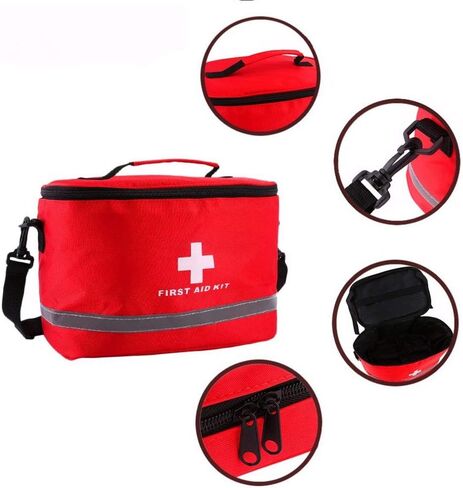 Bag Empty Travel Rescue Bag Responder Storage Compact Emergency Shoulder Pouch for Home Outdoor Travel Camping Red in Saudi Arabia