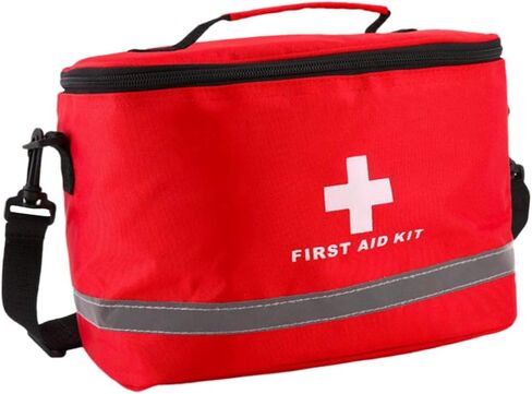 Bag Empty Travel Rescue Bag Responder Storage Compact Emergency Shoulder Pouch for Home Outdoor Travel Camping Red in Saudi Arabia