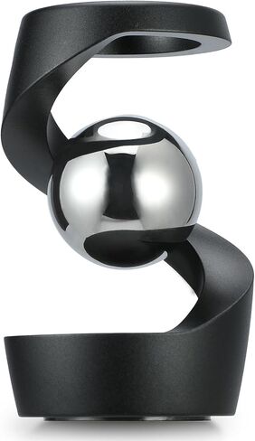 Kinetic Optical Illusion Toys, Kinetic Desktop Fidget Spinner Toys, Cool Gadget Desk Toy Fidget Toys Gift for Various Holidays, Kinetic Spinner Ball Relieve Stress Anxiety for Kids and Adults (Black) in Saudi Arabia