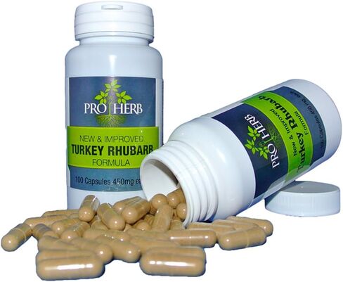 Turkey Rhubarb 450mg, 100 Capsules in Saudi Arabia