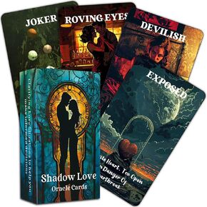Shadow Love Oracle Deck, Love Relationships Oracle Cards, love messages oracle cards, Insightful Self-Reflection Oracle Cards Deck for Beginner