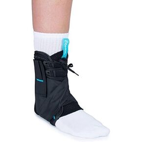 Ossur FormFit Ankle Brace with Figure 8 Strapping | For Post Injury or Preventive Use in Basketball, Soccer, Football| Lightweight Material | Quick Lace Up & Inversion/Eversion Control | (Large)