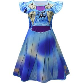 Girls Princess Costume Birthday Party Dress Halloween Cosplay Outfits