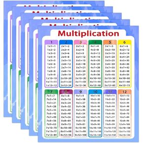 Multiplication Chart Stickers,3×3.5 Inch Multiplication Educational Table Chart Stickers for Kids,Elementary, Middle School Classroom Learning at Home and School(40 Pack)