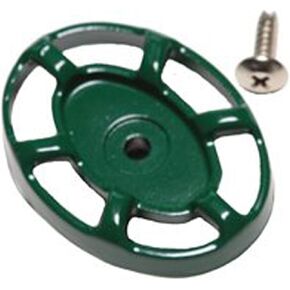 Arrowhead PK1295 Green Rubberized Coated Oval Handle and Self-Tapping Stainless Steel Screw