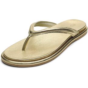 OLUKAI Tiare Women's Beach Sandals, Premium Leather & Stylish Design, All-Day Comfort & Support