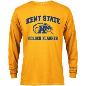 Kent State Golden Flashes Retro Distressed Long Sleeve T-Shirt