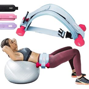 Hip Thrust Belt, Pixel Panda Hip Thrust Band, Portable Hip Thrust, Easy to Use with Dumbbells Kettlebells Plates, Hip Thruster for The Gym Home Workout