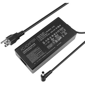 200W AC Charger Adapter ADP-200JB D ADP-200JB DA Compatible with Asus TUF Gaming A15 F15 F17 ROG Zephyrus G15 GA503QM GA503QR GA503QS TUF Dash F15 FX517ZR FX517ZM Power Supply Adapter Cord