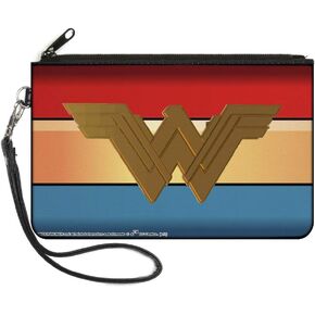 Buckle-Down Buckle-Down Zip Wallet Wonder Woman Large Accessory, Wonder Woman, 8" x 5"