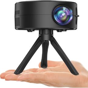 Mini Projector，Portable Movie Projector 1080P Support, 9500L Outdoor Projector for Home Theater Movie Phone Projector,Video Projector Compatible with Android / iOS / USB