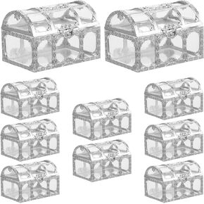 Abaodam Cake 10Pcs bridal shower favor boxes Candy Box Treasure Chest Shape Gift Box Jewelry Box Party Supplies for Wedding Holiday wedding candy box Christmas valentine treat boxes Candy Containers