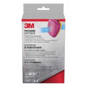 3M Replacement Cartridges for Multi-purpose Respirator, 60923H1-DC, 1-Pair