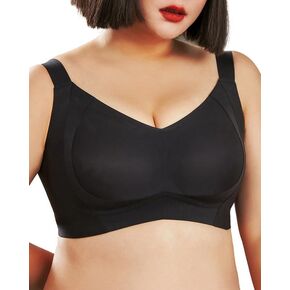 Bras for Women No Underwire Plus Size Full Coverage Double Push Up Seamless Bralette Adjustable Minimizer Everyday Bra M-4XL