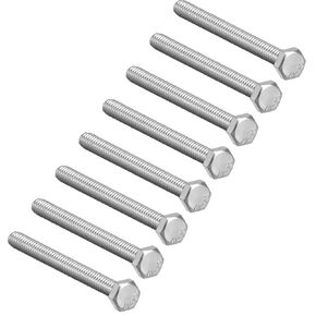 uxcell M8x110mm Hex Bolts 304 Stainless Steel Hexagon Screw Bolt 8pcs