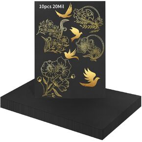 10 قطع صفائح مغناطيسية مقاس 8.5x11 بوصة صفائح مغناطيسية 20 مل غير لاصقة صفائح مطاطية مغناطيسية ورقة تخزين مغناطيسية لتخزين قوالب القطع in Kuwait