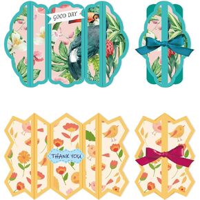 2 Sets Folding Frame Cutting Dies Greeting Card Die Cut Carbon Steel Die Cuts Stencils Card Scrapbooking Embossingb Template Dies for Craft Paper Making Albums Birthday Gift Decor
