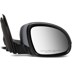 DNA Motoring OEM-MR-VW1321122 Heated Powered Adjustment Right Side Door View Mirror W/Turn Signal Compatible with 2005-2010 Jetta