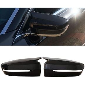 Gloss Black Side Mirror Cover Caps M Look Compatible with 2017+ BMW G30 G31 G20 G11 G12 3 5 6 7 series