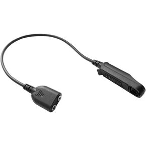 BAOFENG UV-9G Speaker Mic to 2 Pin K Plug Converter Adapter Cable UV-9R Pro Cord Connector GMRS-9R Headset PTT Shoulder Microphone BF-F8HP Accessories Earphone Audio Cable