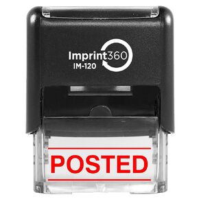 AS-IMP1125B - تم نشره مع أشرطة علوية وسفلية، حبر أزرق، ختم مطاطي ذاتي التحبير التجاري شديد التحمل، انطباع 9/16 بوصة × 1-1/2 بوصة