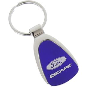Au-TOMOTIVE GOLD Tear Drop Key Chain for Ford Escape (Blue)