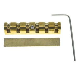KAISH 43mm Adjustable Brass Guitar Roller Nut Metal LP Guitar Roller Nut for Les Paul/SG