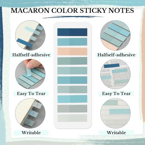 Back to School Gifts for Students Morandi Bible Highlighter Gel Pens Aesthetic Reading List Bookmark and Sticky Notes for Book Lover Note Taking Creative Writing(Green Series) in Saudi Arabia