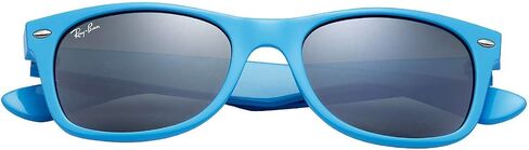 Ray-Ban RB2132-755/40 Sunglasses Light Blue w/Silver Mirror Lens 52mm in Saudi Arabia