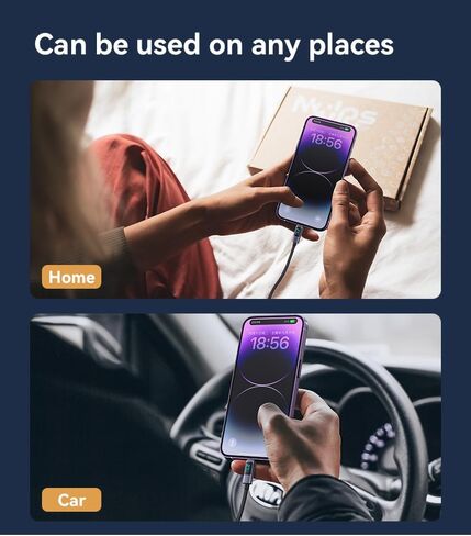 كابل USB C إلى Lightning، 4FT، شاشة رقمية ذكية LED 27 وات كابل شحن سريع USB C إلى Lightning لأجهزة Apple iPhone 15/14/13/12/11 Pro Max وMacBook وiPad in Kuwait