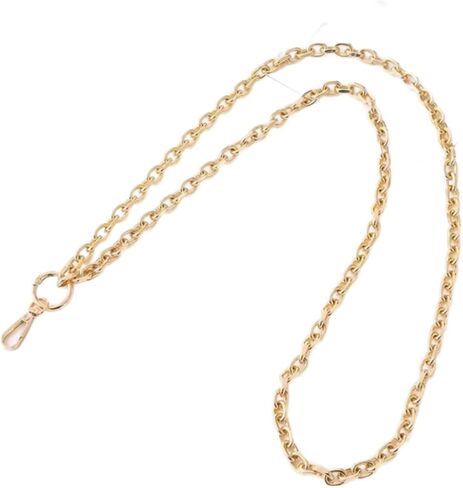 1Pc Gold Chain Necklace Lanyards for ID Badges Stylish Key Lanyard for Women Lanyards for Badge Holder Ornaments Convenient to Carry Easy to Use,Identification Badges and Supplies in Saudi Arabia